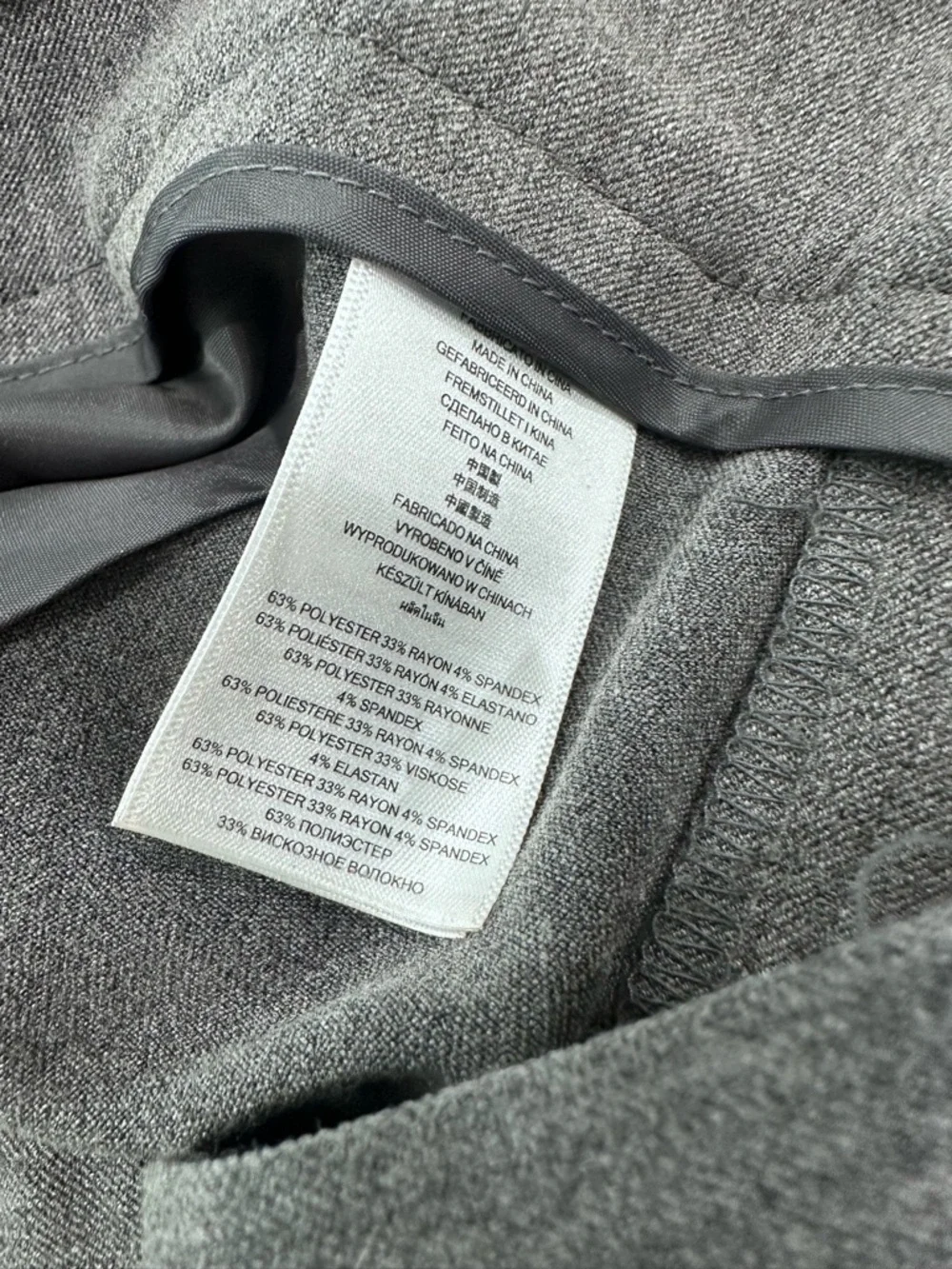 NWT MICHAEL Michael Kors Derby straight leg dress pants grey size 6